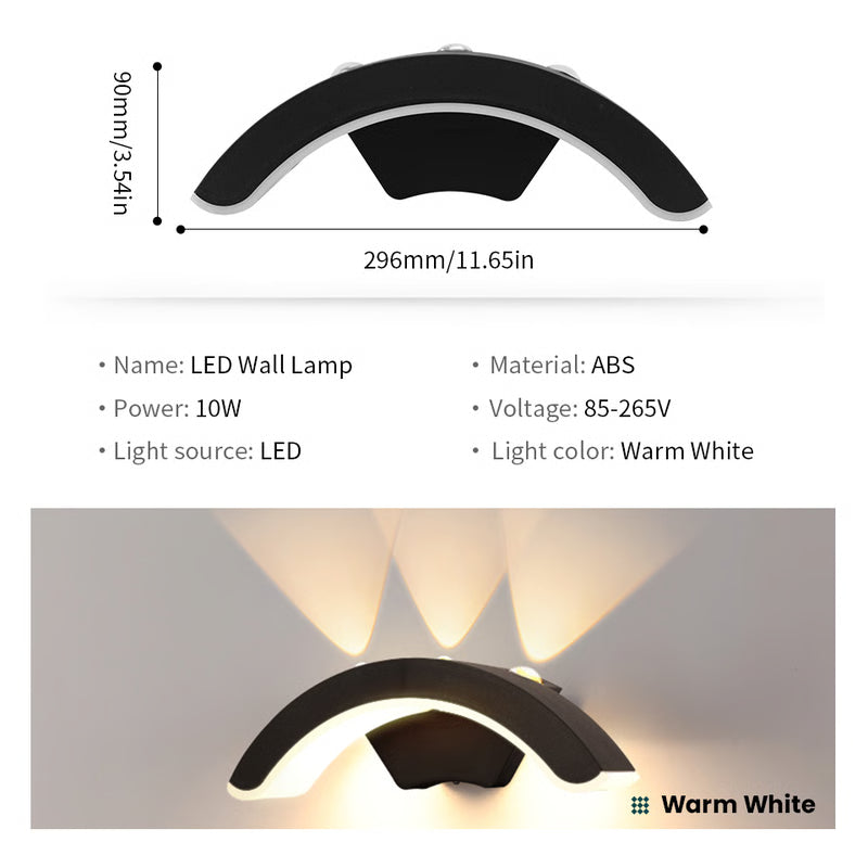 Outdoor Wall Light, Waterproof Outdoor Lighting for Porch, Sconce, Balcony, Garden, Vestibule Wall Lamp