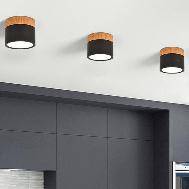 Nordic Wood LED Dimmable Ceiling Light