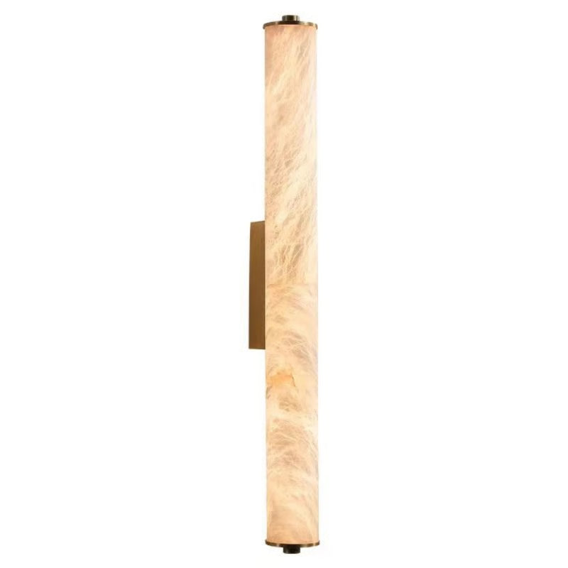 Luxury Full Copper Snowflake Marble LED Wall Lamp, Modern Spanish Natural Light for Living Room, Bedroom, Bedside