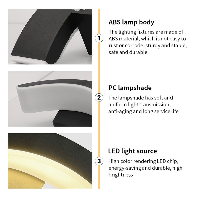 Outdoor Wall Light, Waterproof Outdoor Lighting for Porch, Sconce, Balcony, Garden, Vestibule Wall Lamp