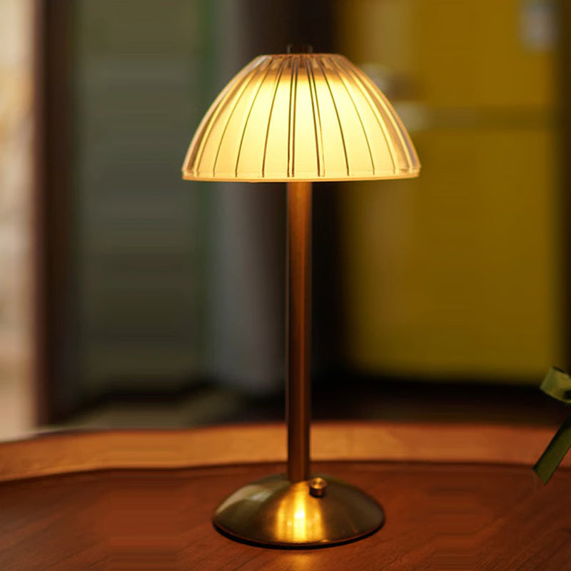 LED Curved Shade Decorative Rechargeable Bar & Table Lamp
